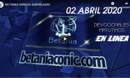 No tienes derecho a un Milagro