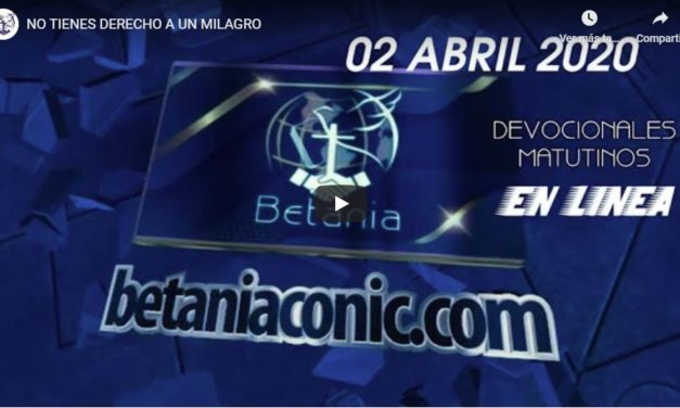 No tienes derecho a un Milagro